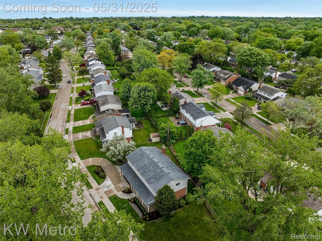 1607 Yorktown St, Grosse Pointe Farms, MI 48236 - aerial view of residential area