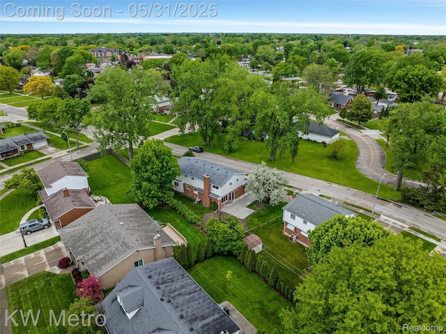 1607 Yorktown St, Grosse Pointe Farms, MI 48236 - aerial view of residential area