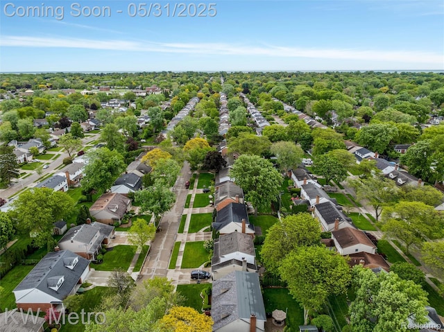 1607 Yorktown St, Grosse Pointe Farms, MI 48236 - aerial perspective of suburban area