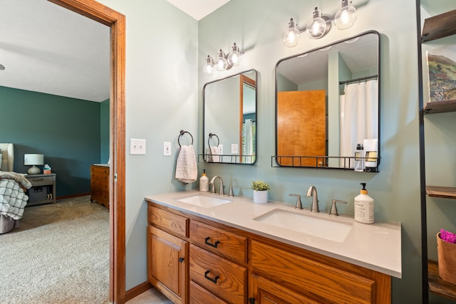 617 Ramsey Ln, Pleasant Lake, MI 49272 - full bath with double vanity