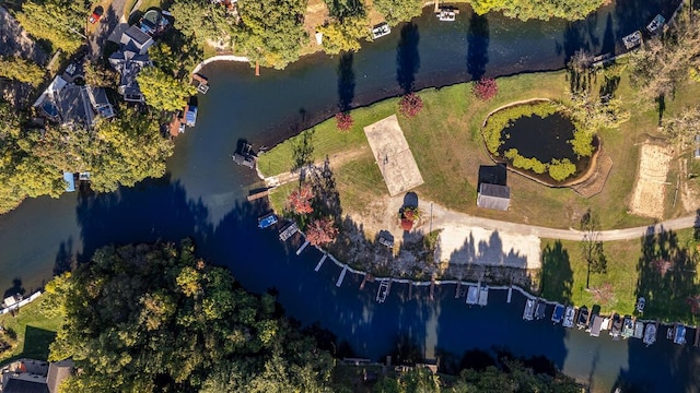 617 Ramsey Ln, Pleasant Lake, MI 49272 - aerial view of property's location with a nearby body of water