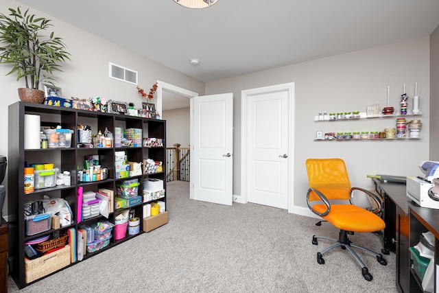 4034 Glacier Lake Ct, Dexter, MI 48130 - carpeted home office with baseboards