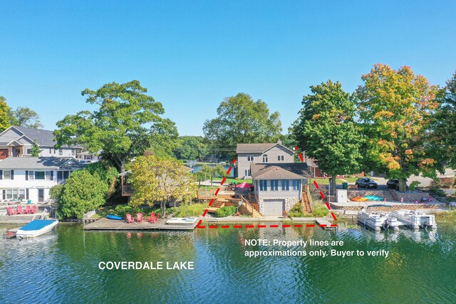 70847 Claire Dr, Union, MI 49130 - dock with a water view