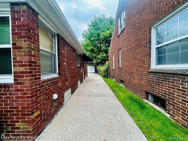20236 Spencer St, Detroit, MI 48234 - view of side of property with brick siding