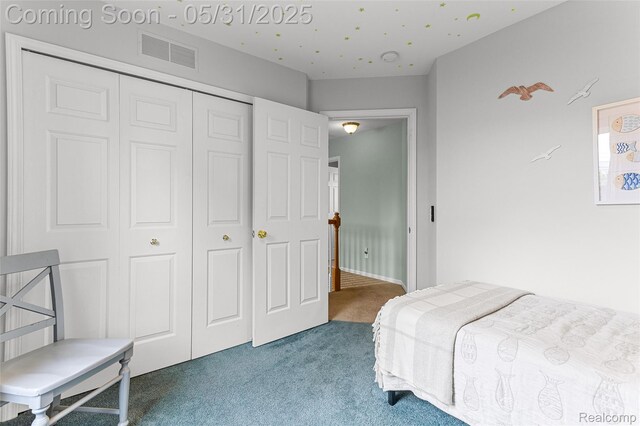 21106 Collingham Ave, Farmington Hills, MI 48336 - bedroom with carpet flooring and a closet