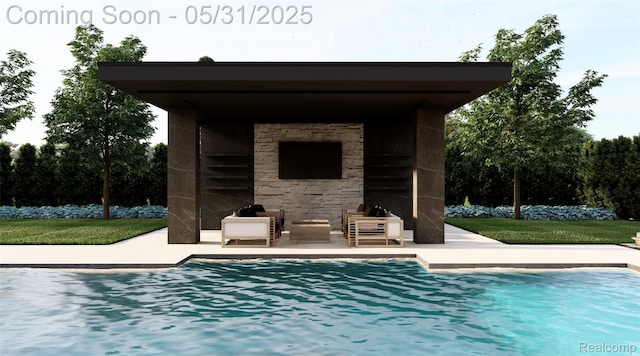 2717 Turtle Shores Dr, Bloomfield Hills, MI 48302 - outdoor pool with a patio