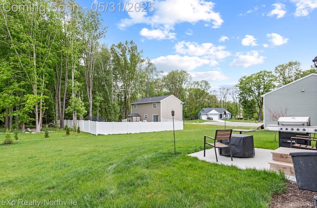 342 Lotz Ct, Wayland, MI 49348 - view of yard with a patio area