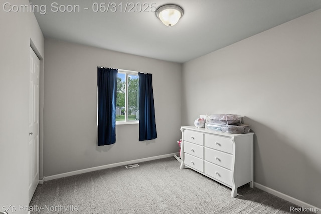 342 Lotz Ct, Wayland, MI 49348 - bedroom with baseboards and light colored carpet