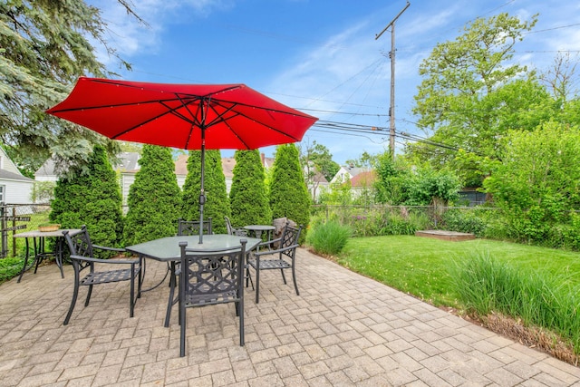 3822 Polk St, Dearborn, MI 48124 - view of patio / terrace with outdoor dining area