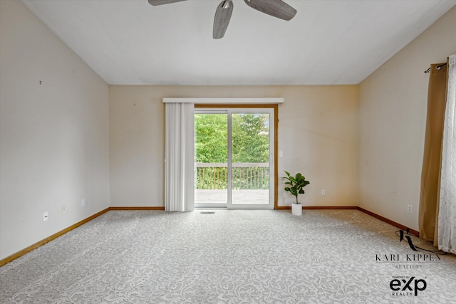 310 Timber Creek Cir NW, Comstock Park, MI 49321 - carpeted spare room with ceiling fan and baseboards