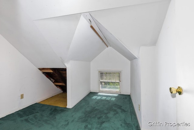 331 Carlton Ave SE, Grand Rapids, MI 49506 - additional living space with carpet floors, vaulted ceiling, and baseboards