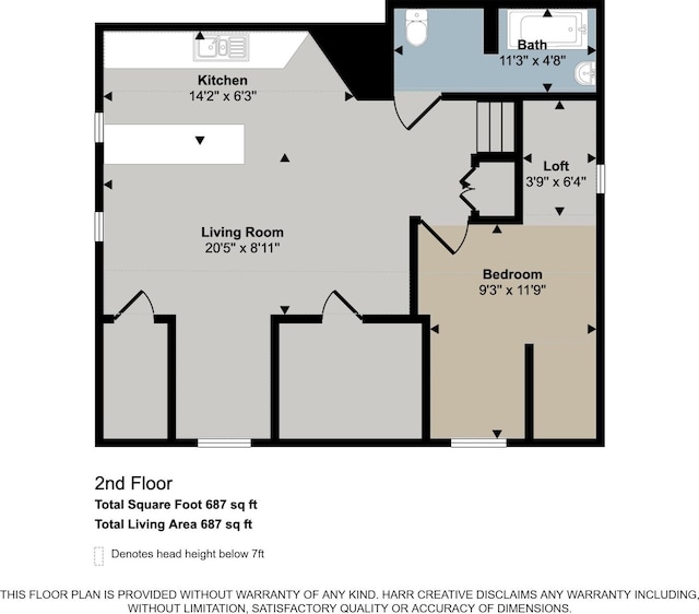 331 Carlton Ave SE, Grand Rapids, MI 49506 - floor plan / room layout