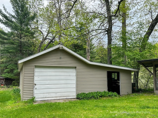 4307 N Mac Rd, Irons, MI 49644 - view of detached garage
