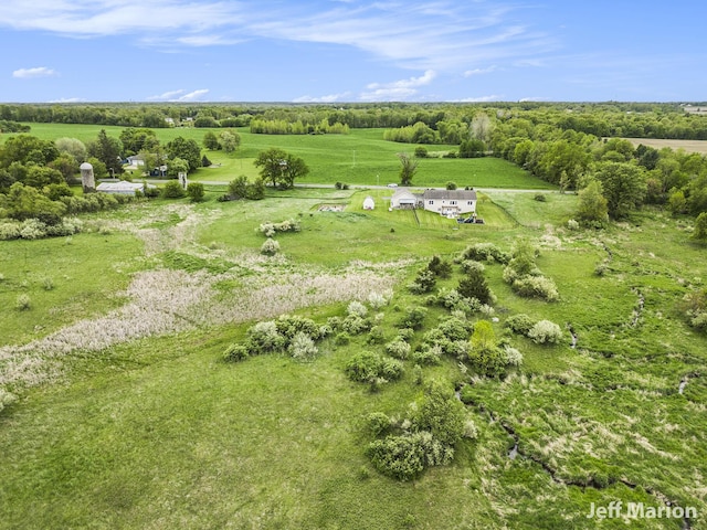 2057 Nickleplate Rd, Ionia, MI 48846 - aerial view of property's location with rural landscape