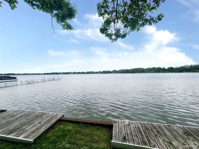 4390 Cass Elizabeth Rd, Waterford, MI 48328 - dock featuring a water view