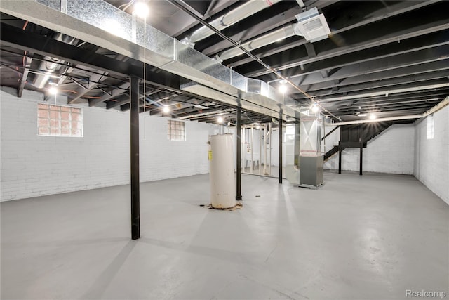 13332 Maiden St, Detroit, MI 48213 - below grade area featuring water heater and heating unit