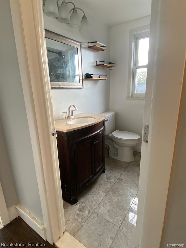 444 E Maplehurst St, Ferndale, MI 48220 - half bath with vanity and toilet