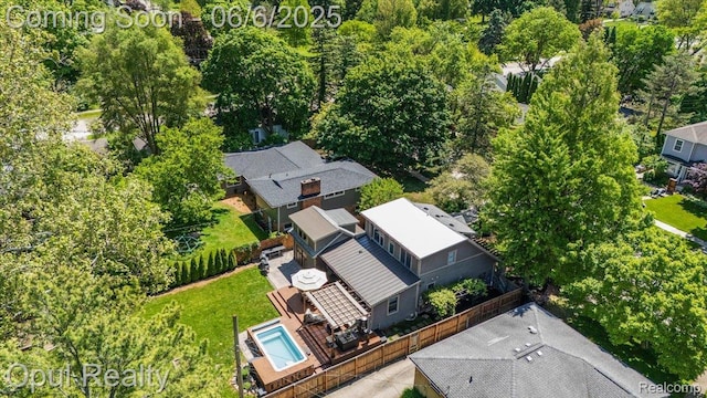 716 Magnolia Ave, Royal Oak, MI 48073 - bird's eye view