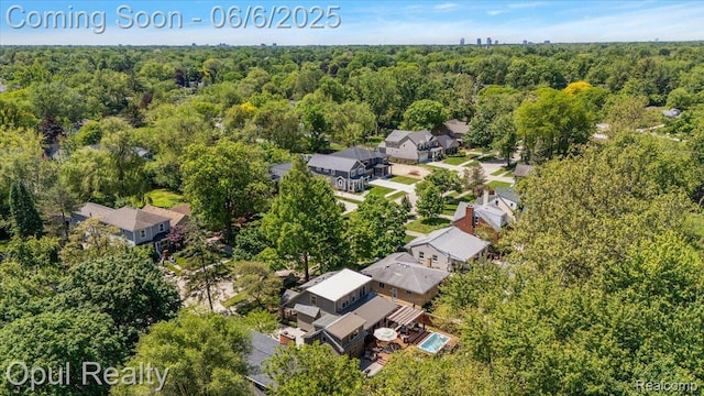 716 Magnolia Ave, Royal Oak, MI 48073 - view of property location with a forest and nearby suburban area