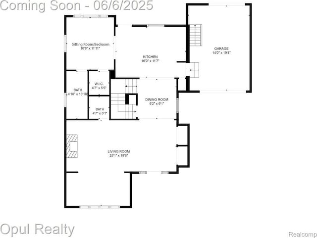 716 Magnolia Ave, Royal Oak, MI 48073 - home floor plan