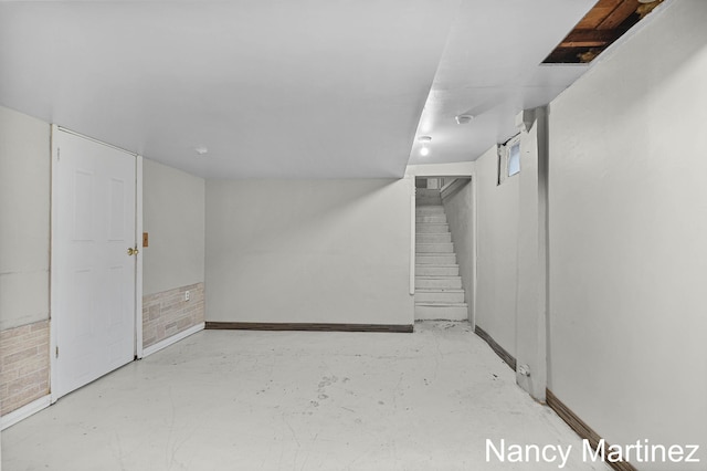 853 California St NW, Grand Rapids, MI 49504 - finished basement with baseboards and stairs