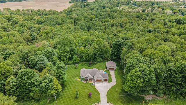 33515 28th Ave, Paw Paw, MI 49079 - view of subject property with a heavily wooded area