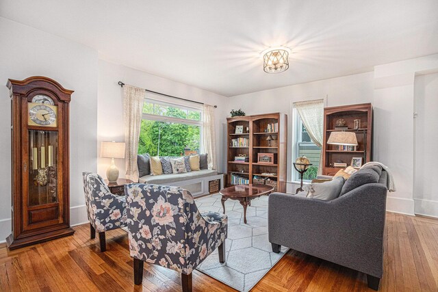 2335 Niles Ave, Saint Joseph, MI 49085 - living room featuring wood finished floors and baseboards