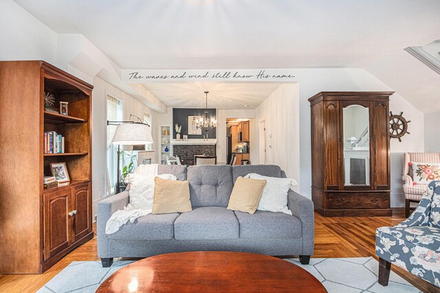2335 Niles Ave, Saint Joseph, MI 49085 - living area featuring a chandelier