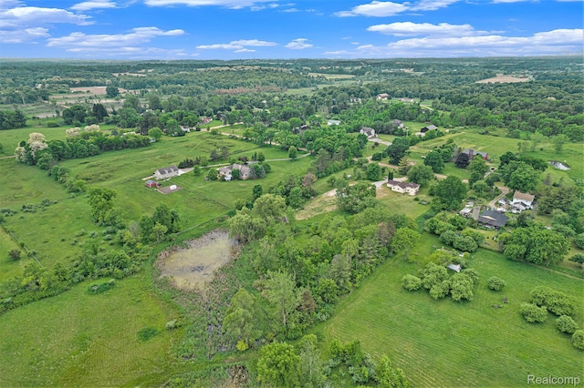 7340 Hartland Rd, Fenton, MI 48430 - aerial view of property's location featuring rural landscape