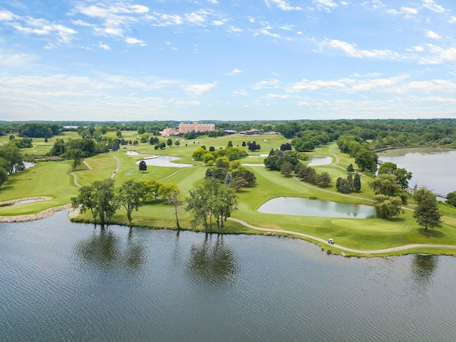 824 Cliffs Dr E Unit 304, Ypsilanti, MI 48198 - aerial view of a nearby body of water and a golf course