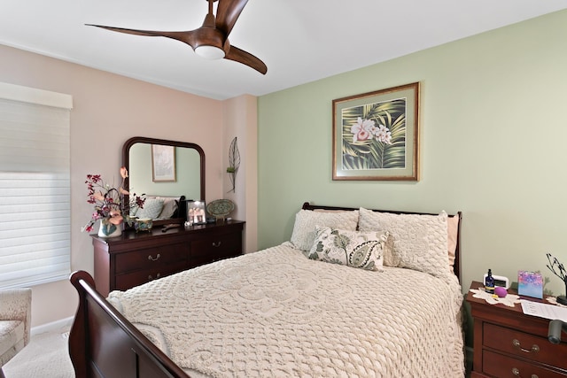 824 Cliffs Dr E Unit 304, Ypsilanti, MI 48198 - carpeted bedroom with ceiling fan and baseboards