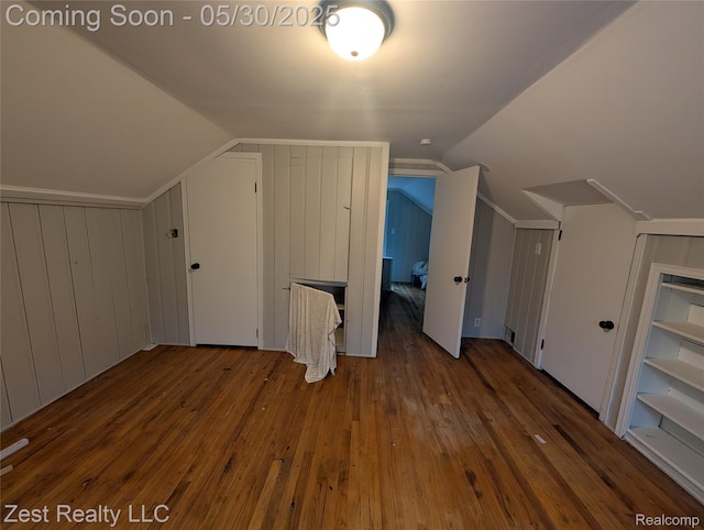 15340 Heyden St, Detroit, MI 48223 - bonus room with wood-type flooring and lofted ceiling