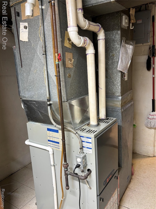 109 W Kennett Rd, Pontiac, MI 48340 - utility room with electric panel and heating unit