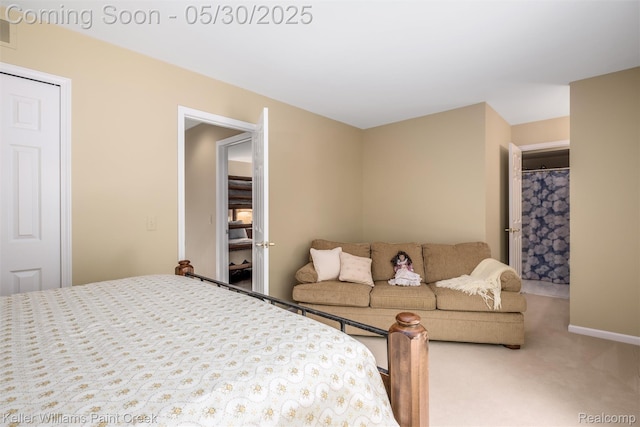 3120 Pond Rd, Leonard, MI 48367 - bedroom with carpet and baseboards