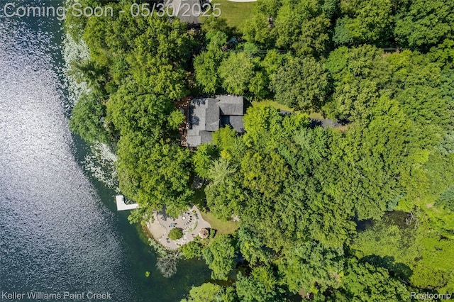 3120 Pond Rd, Leonard, MI 48367 - aerial overview of property's location with a nearby body of water