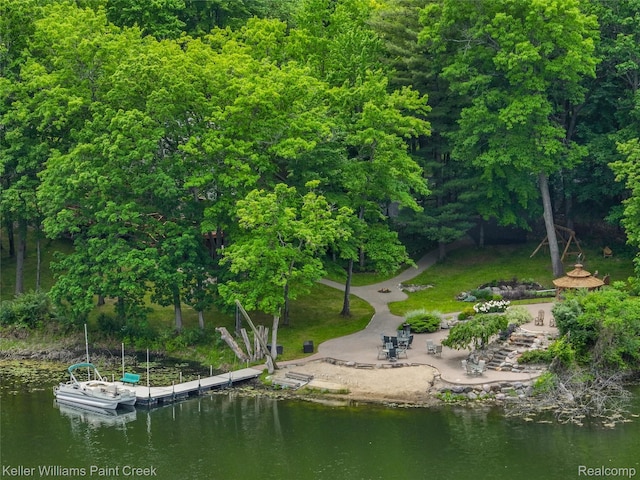 3120 Pond Rd, Leonard, MI 48367 - view of dock