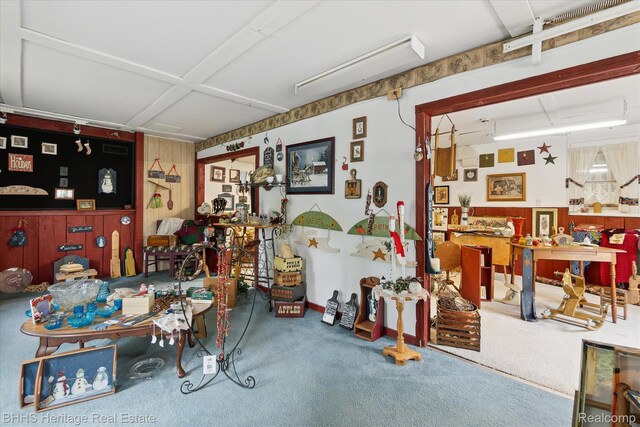 301 N Church St, Byron, MI 48418 - miscellaneous room featuring carpet flooring and baseboards
