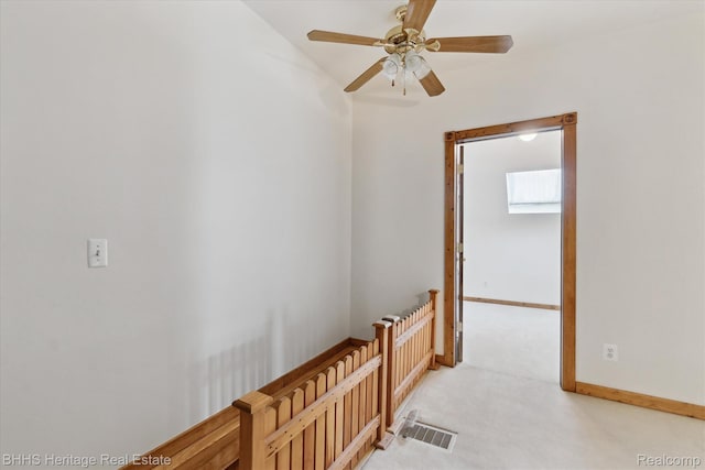 301 N Church St, Byron, MI 48418 - corridor featuring light carpet and baseboards