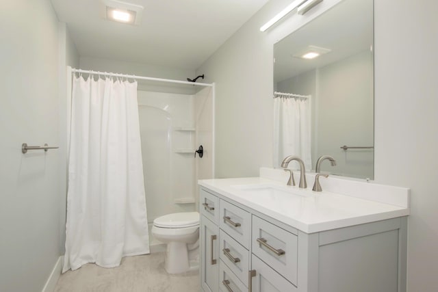 81 Skyline Cir NW, Grand Rapids, MI 49504 - full bath with vanity, toilet, and a shower with shower curtain
