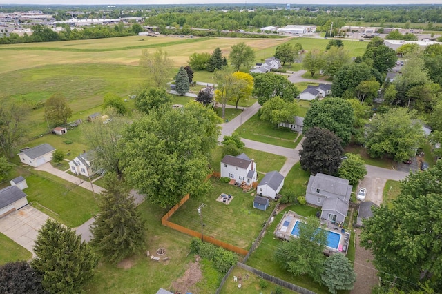 2045 Adams St, Adrian, MI 49221 - aerial view of property's location featuring nearby suburban area