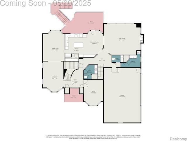 846 Majestic, Rochester, MI 48306 - home floor plan