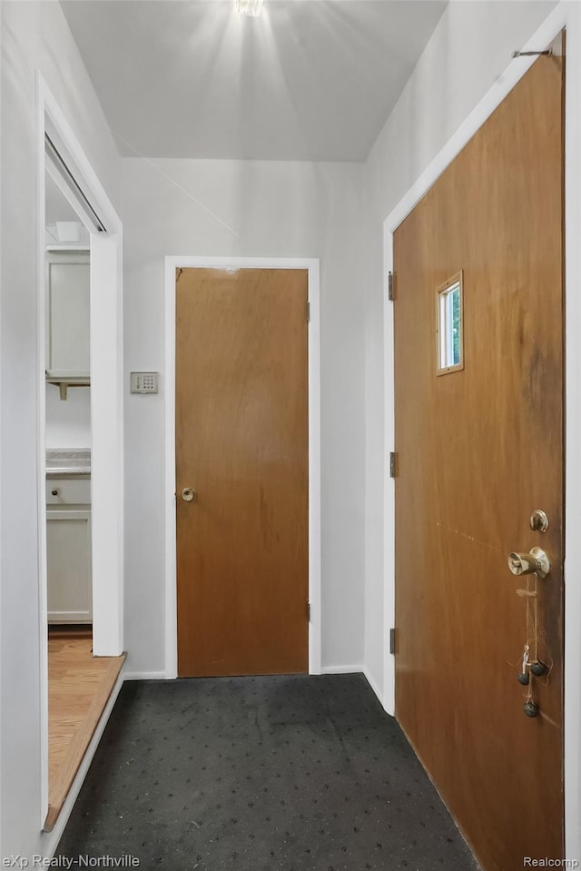 37923 Howell St, Livonia, MI 48154 - hallway with carpet floors and baseboards