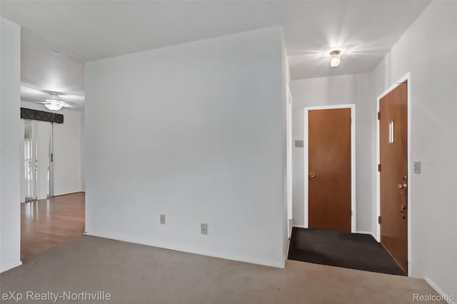 37923 Howell St, Livonia, MI 48154 - empty room with carpet floors and ceiling fan