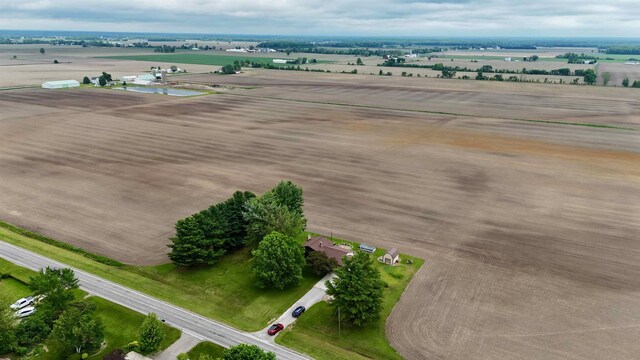 19379 Lincoln Rd, New Lothrop, MI 48460 - aerial view of property and surrounding area with rural landscape
