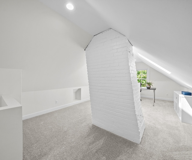 1015 Lincoln Ave, Ann Arbor, MI 48104 - bonus room with vaulted ceiling, carpet floors, and baseboards