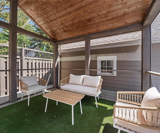 1015 Lincoln Ave, Ann Arbor, MI 48104 - view of patio / terrace featuring an outdoor hangout area