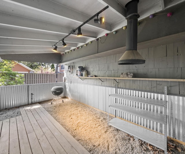 1015 Lincoln Ave, Ann Arbor, MI 48104 - wooden deck featuring a grill