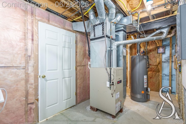 6420 Crestview Dr, Holly, MI 48442 - utility room with water heater