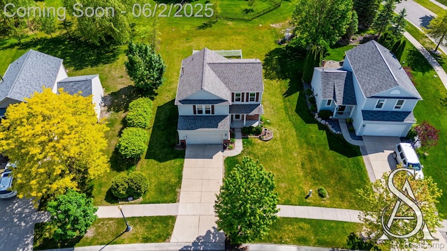 6420 Crestview Dr, Holly, MI 48442 - view from above of property