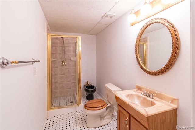 2864 Mystic Dr, Ann Arbor, MI 48103 - full bath with toilet, a stall shower, and vanity